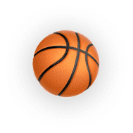 imagem de bola de basquete flutuante